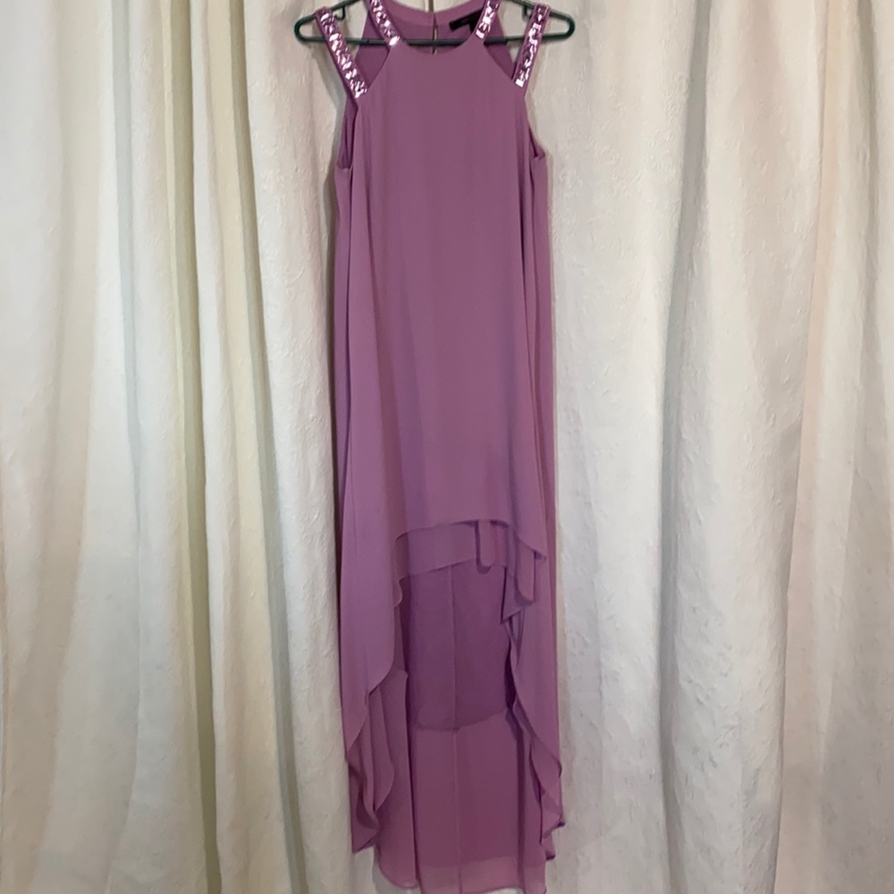 BCBGMaxAzaria Briele high low cocktail dress XS